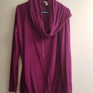 Fuchsia Lands End Active Hoodie | EUC
